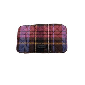 Plaid Madras Vera Bradley RFID Convertible Wallet